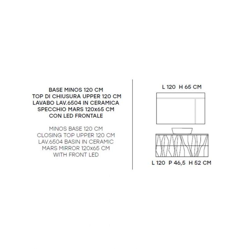 Mobile bagno MINOS3 120 CM- Modo