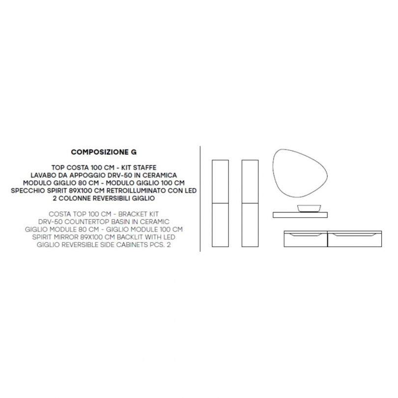 Mobile bagno MIXI composizione G- Modo