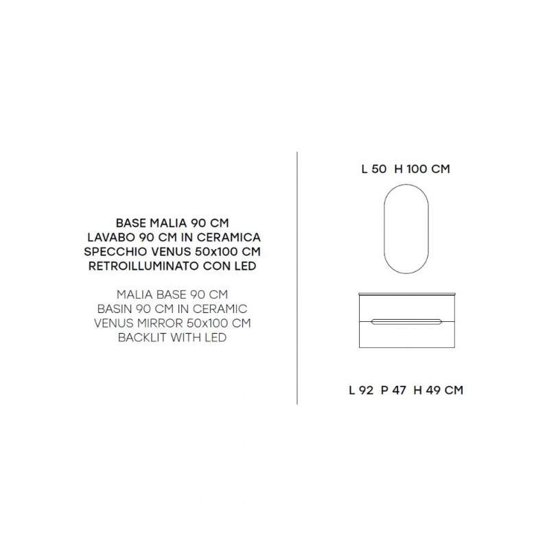Mobile bagno MALIA3 90 CM- Modo Mobile bagno MALIA3 90 CM- Modo