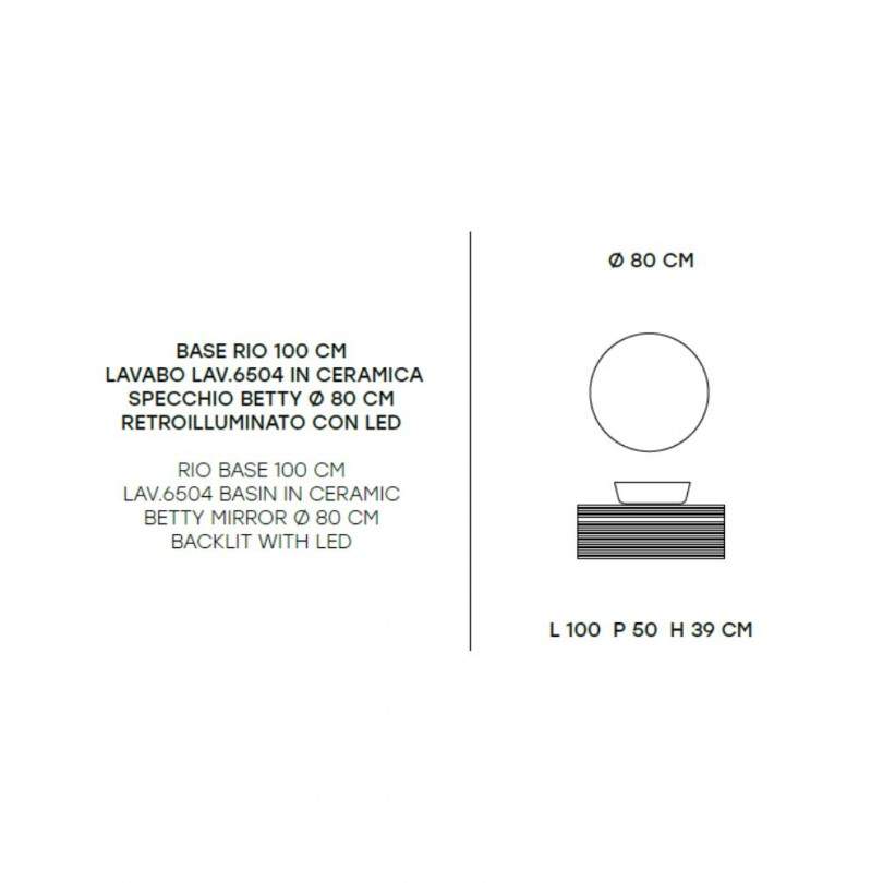 Mobile bagno RIO6 100 CM- Modo