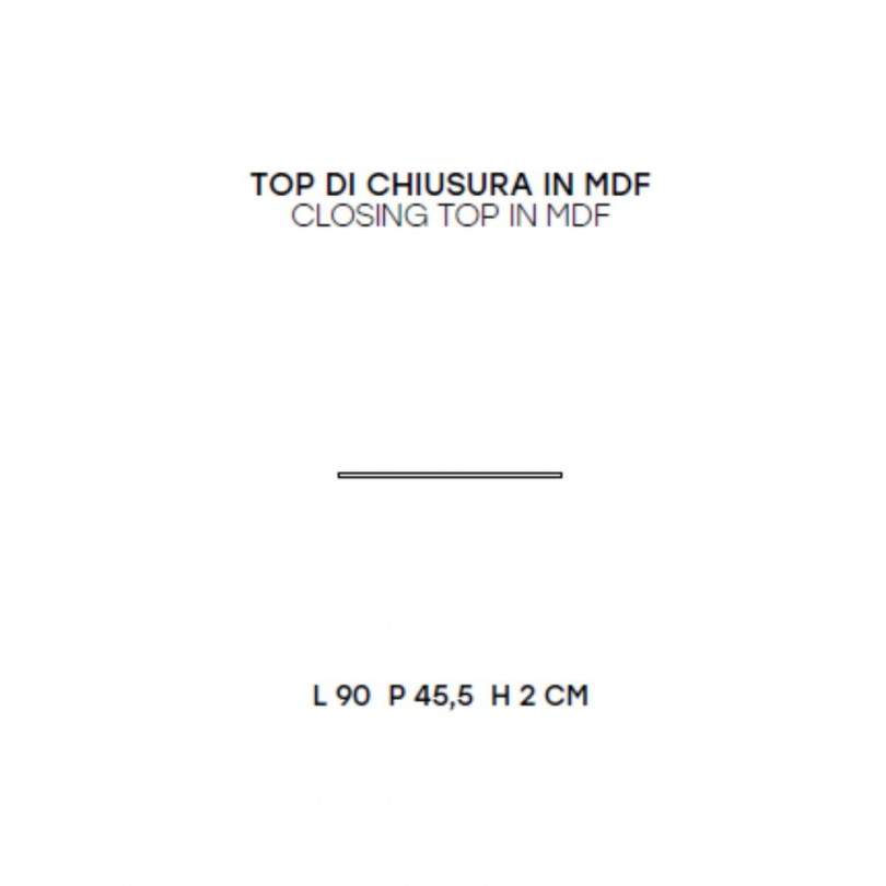Top chiusura in MDF BALOS- Modo Top chiusura in MDF BALOS- Modo