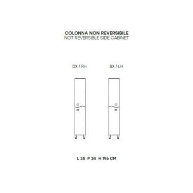 Colonna reversibile ONDA- Modo 2