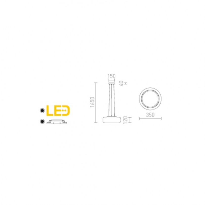 Lampada sospesa NAOMI- Rendl light