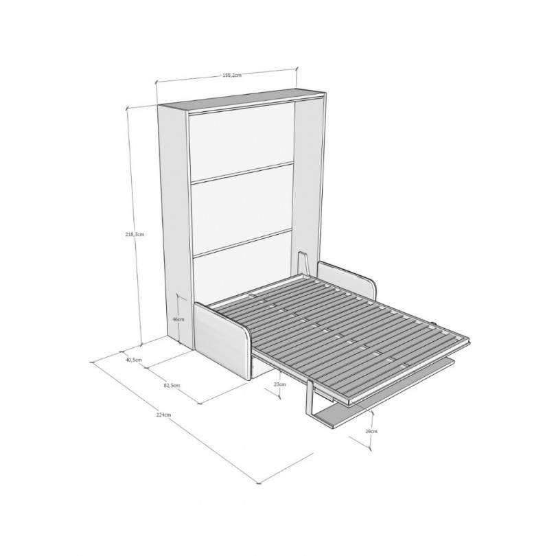 Letto francese verticale a scomparsa... Letto francese verticale a scomparsa...