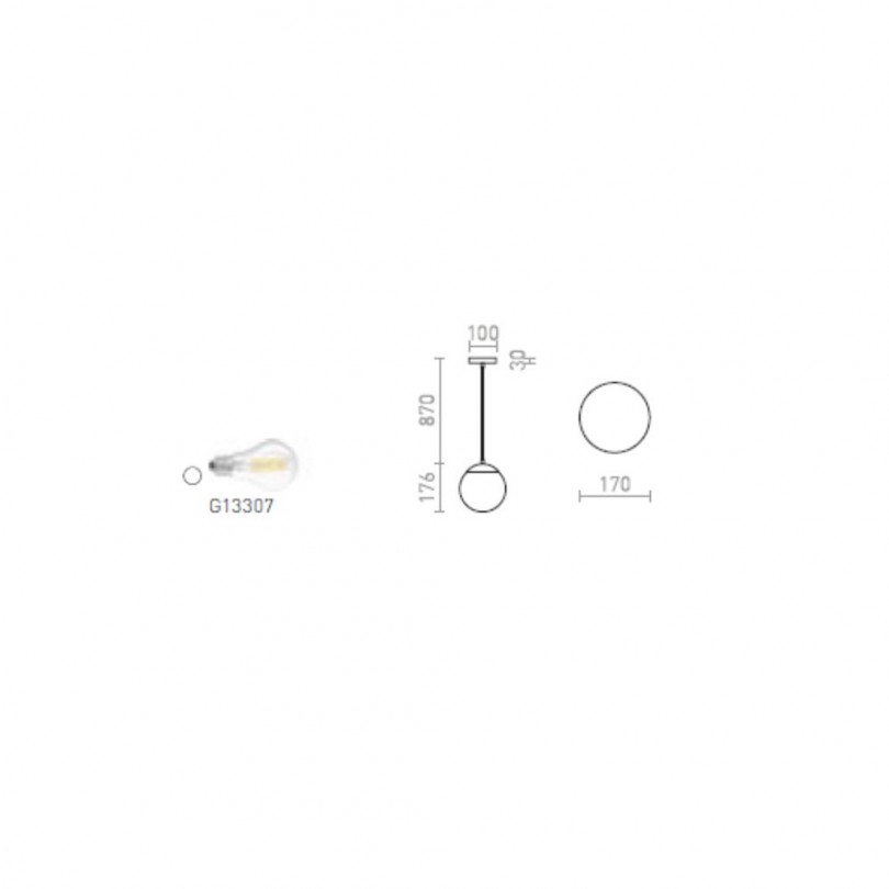 Lampada sospesa BOLLY - Rendl light