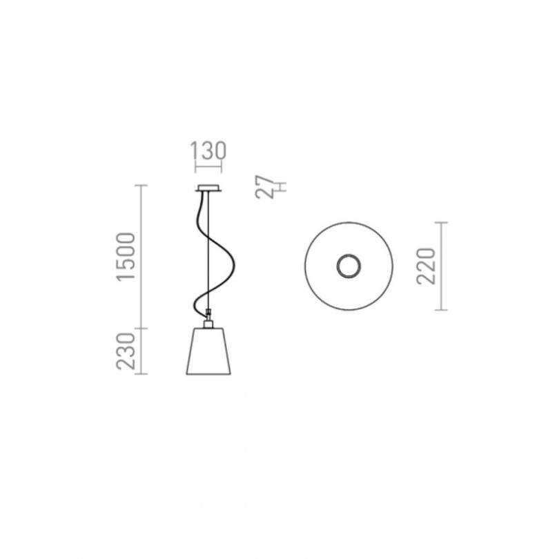 Lampada sospesa BABU NEW - Rendl light
