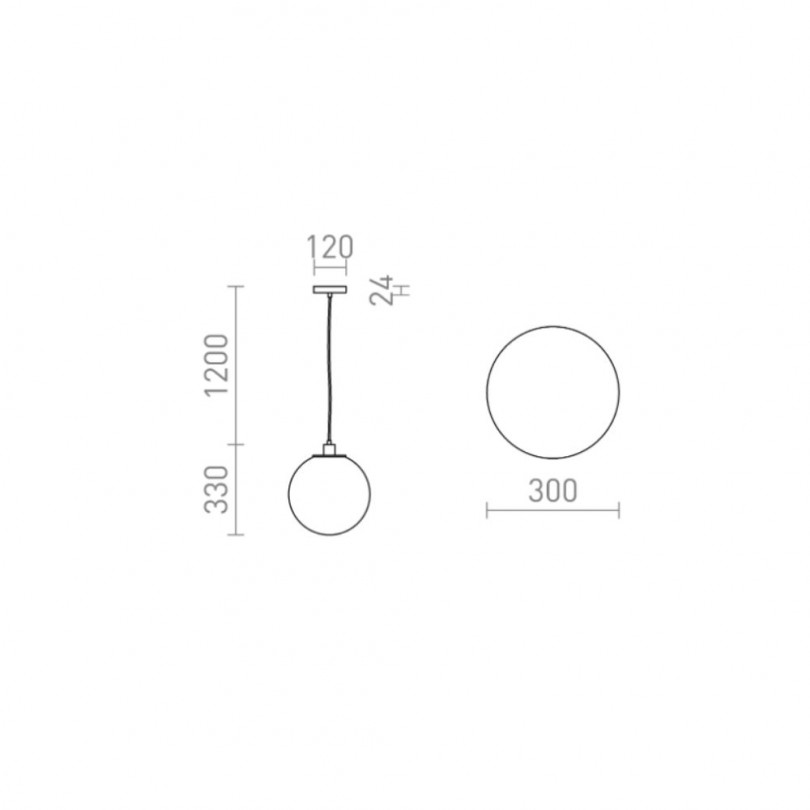 Lampada sospesa BOULDER - Rendl light