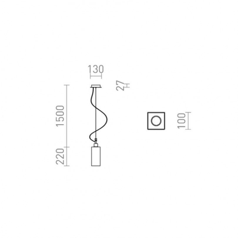 Lampada sospesa LIZ NEW - Rendl light
