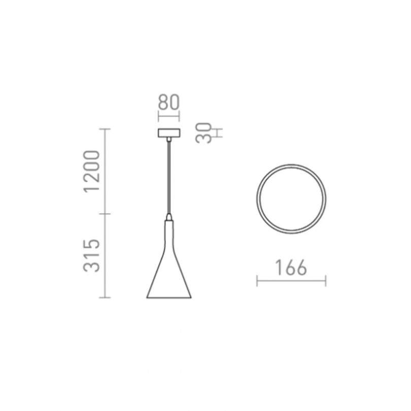 Lampada sospesa ELLA - Rendl light Lampada sospesa ELLA - Rendl light