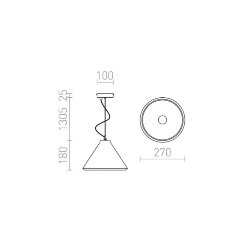 Lampada sospesa RADICAL - Rendl light