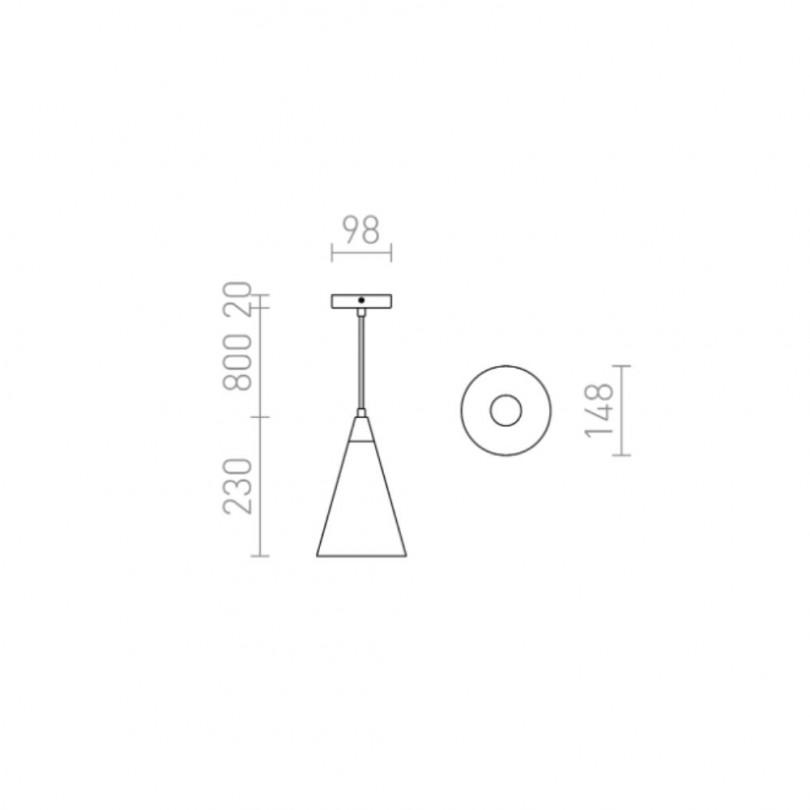 Lampada sospesa HEIDI - Rendl light Lampada sospesa HEIDI - Rendl light