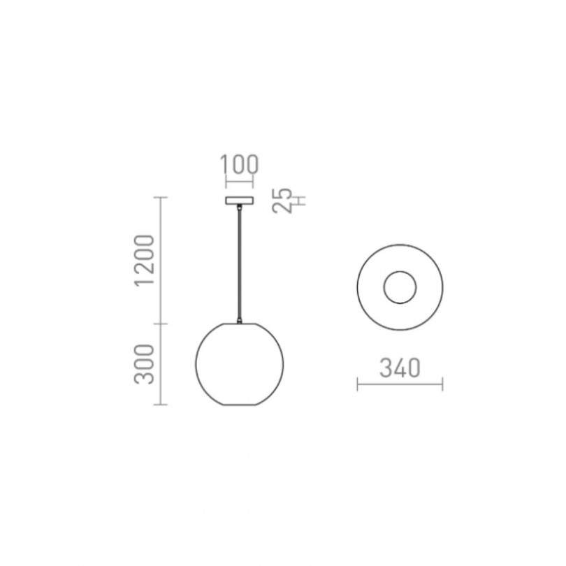 Lampada sospesa COSIR - Rendl light