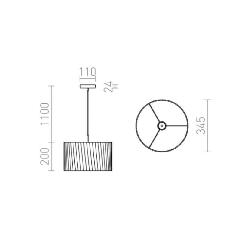 Lampada sospesa GLAMOUR - Rendl light