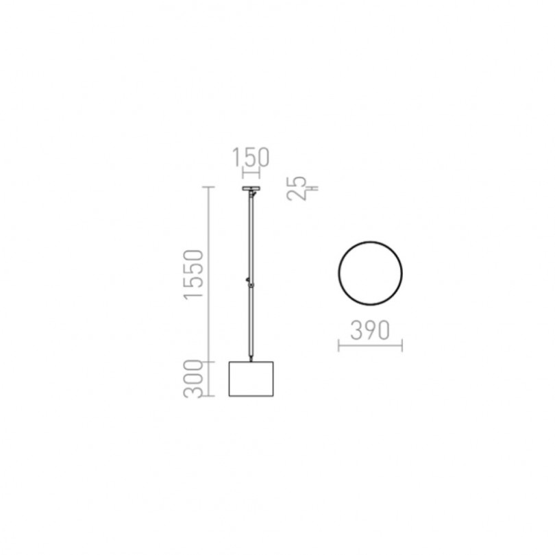 Lampada sospesa MADISON - Rendl light