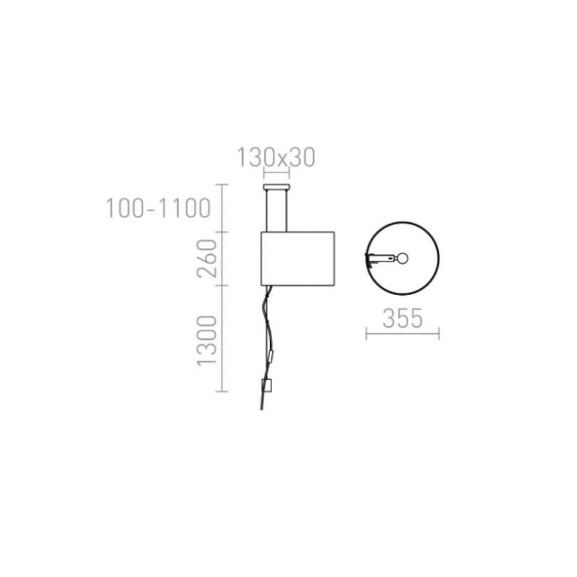 Lampada sospesa BROADWAY - Rendl light