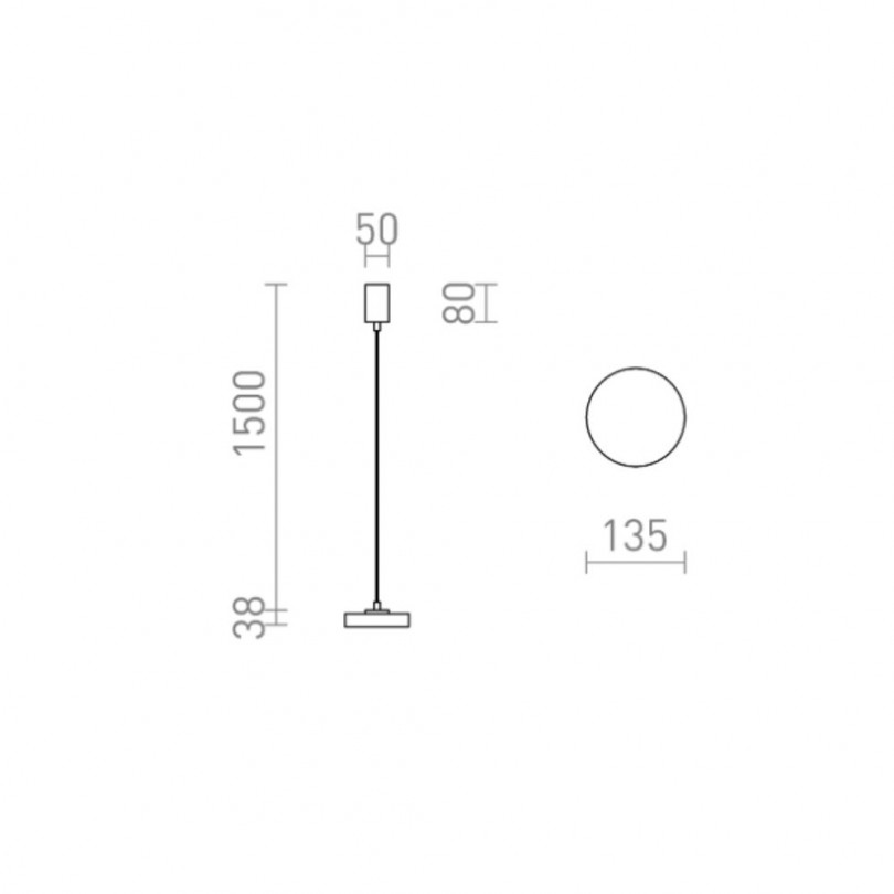 Lampada sospesa ARETHA - Rendl light