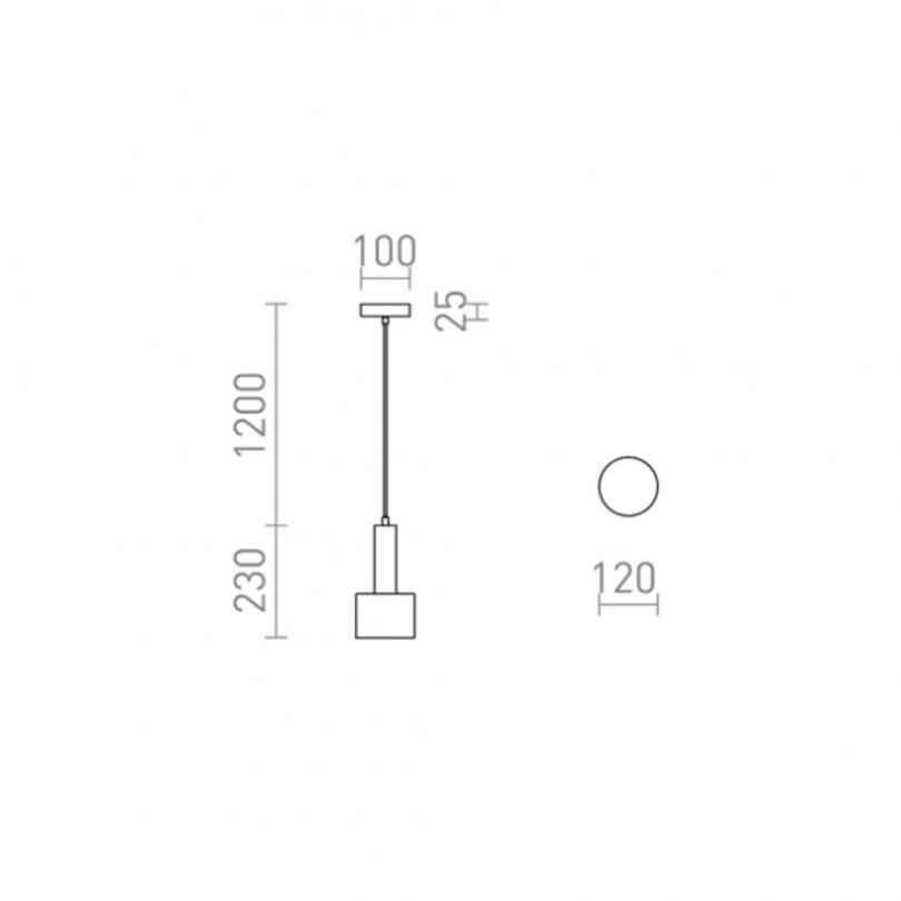 Lampada sospesa GIULIA - Rendl light