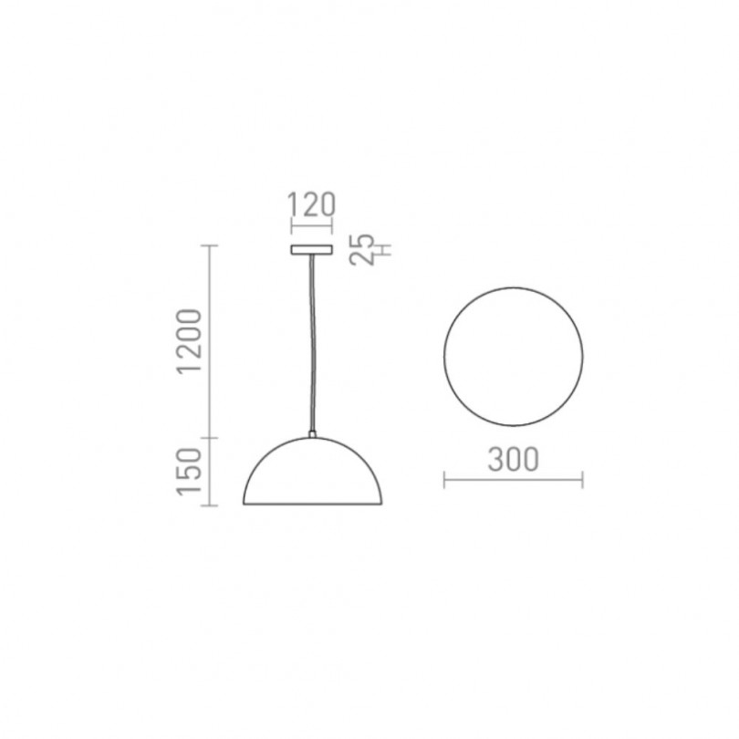 Lampada sospesa GLADYS - Rendl light