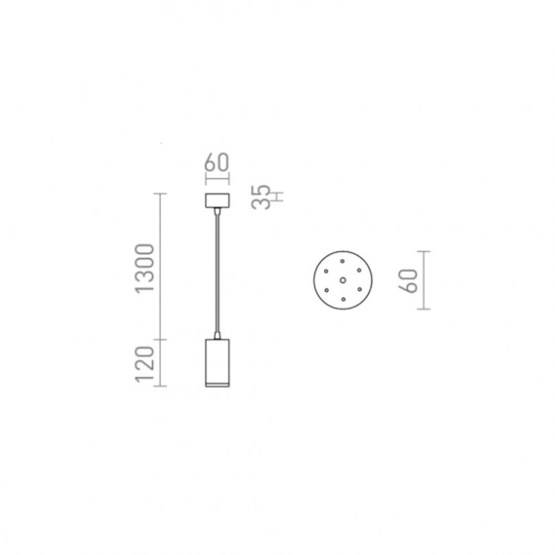 Lampada sospesa BELENOS - Rendl light
