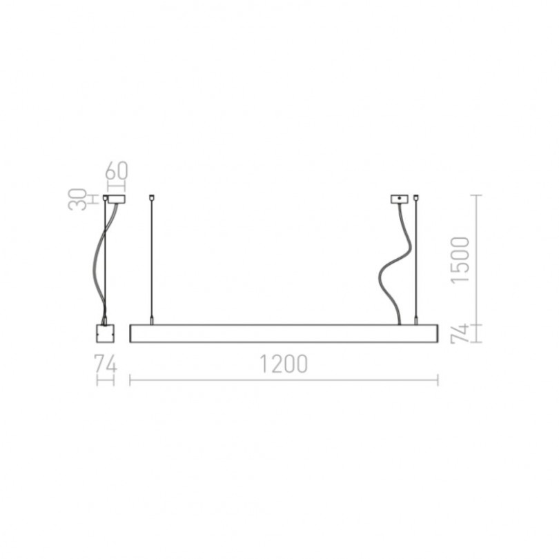 Lampada sospesa PESANTE - Rendl light Lampada sospesa PESANTE - Rendl light