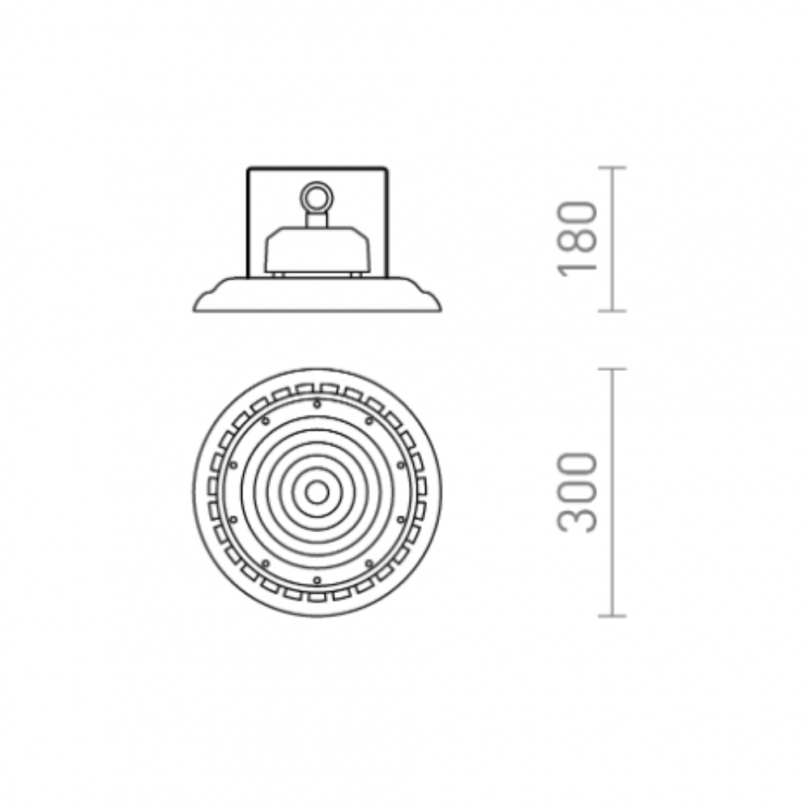 Faretto MEGALOS PRO - Rendl light