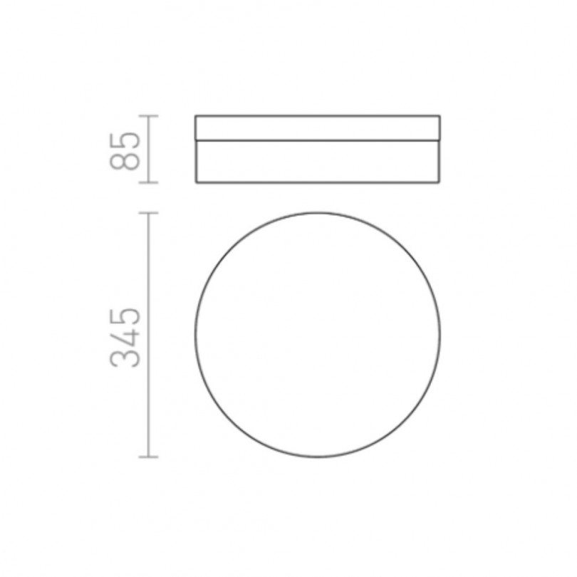 Plafoniera AWE - Rendl light