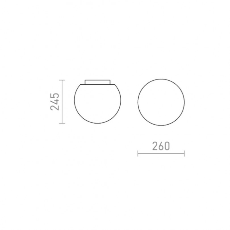 Plafoniera BOLLY - Rendl light