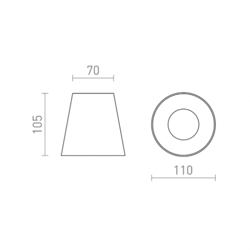 Faretto VOLCA - Rendl light
