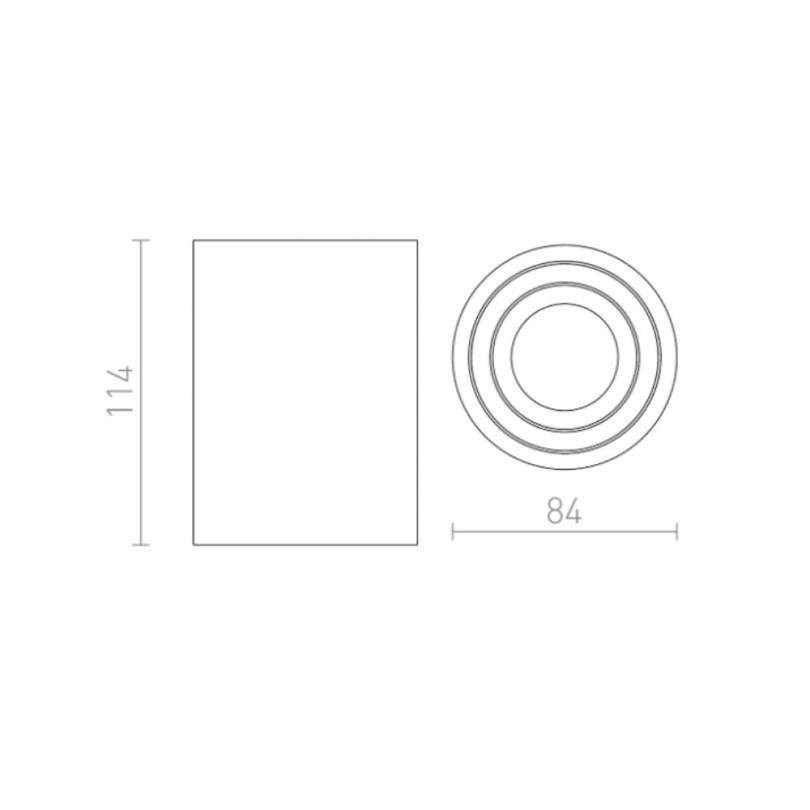 Faretto MOMA con inclinazione - Rendl...