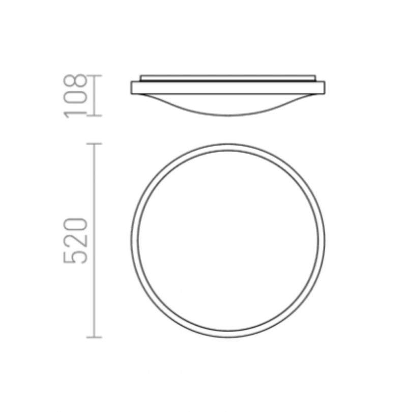 Plafoniera MELISA - Rendl light