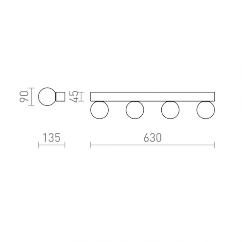 Applique DOMINO - Rendl light