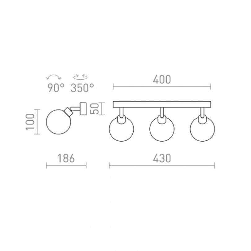 Applique BOLLY- Rendl light