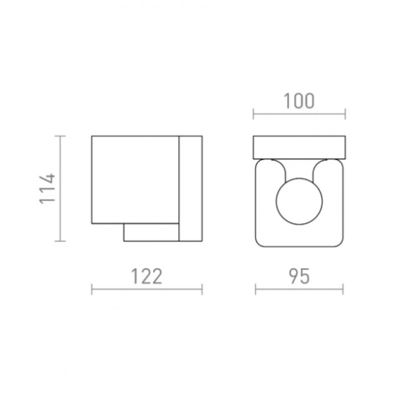 Lampada a parete PHILLY - Rendl light