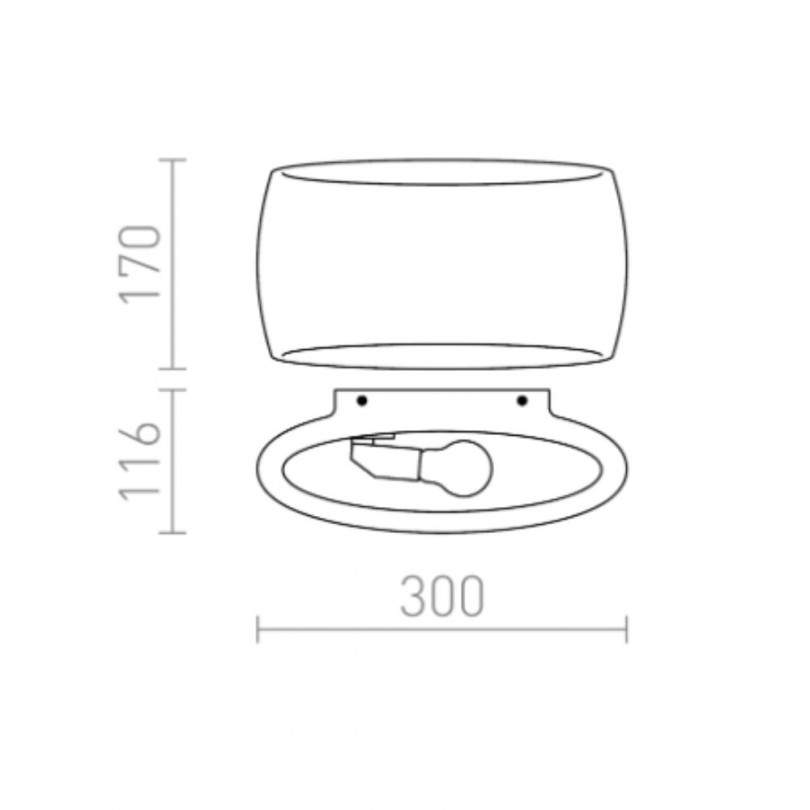 Lampada a parete VERITA - Rendl light