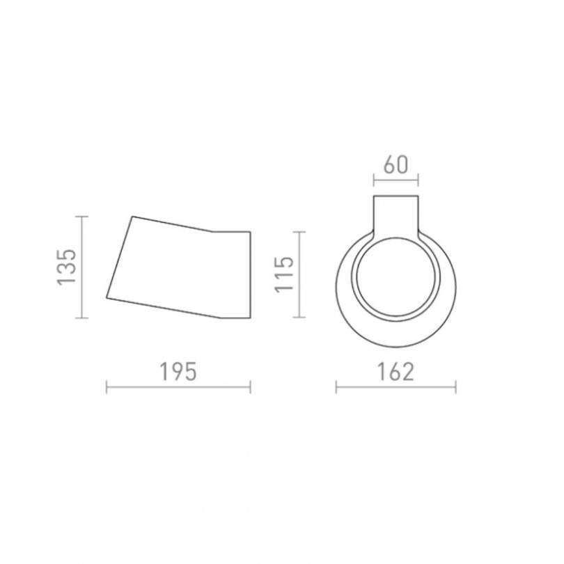 Lampada a parete BENITA - Rendl light