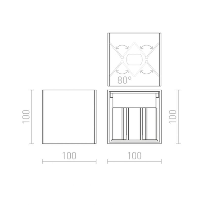 Applique TITO SQ - Rendl light Applique TITO SQ - Rendl light