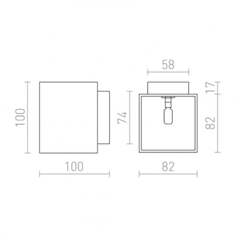 Lampada a parete TRIP - Rendl light Lampada a parete TRIP - Rendl light