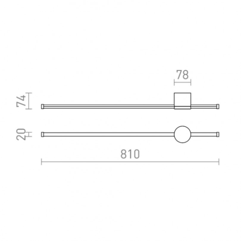 Lampada a parete da esterno BEEM -...
