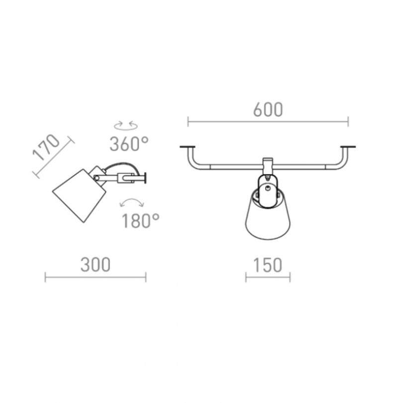 Lampada a parete CHOUPETTE - Rendl light