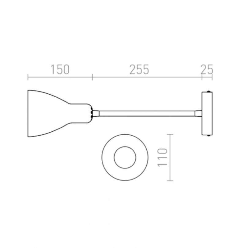 Lampada a parete KAYA - Rendl light