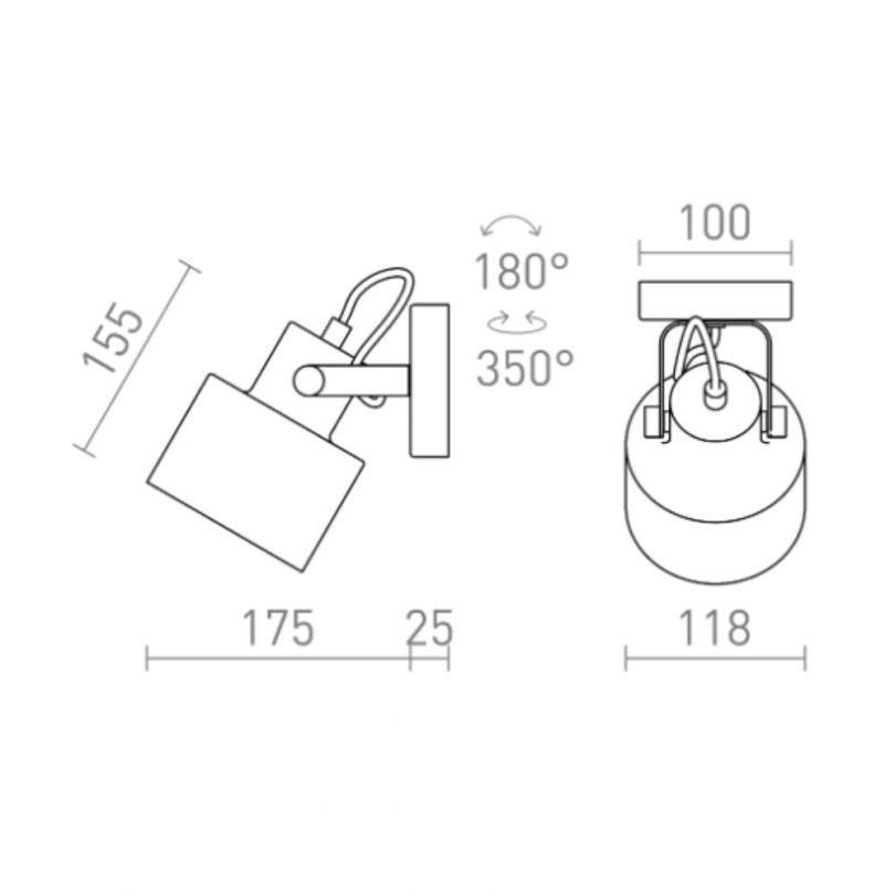Lampada a parete CELEIA - Rendl light Lampada a parete CELEIA - Rendl light