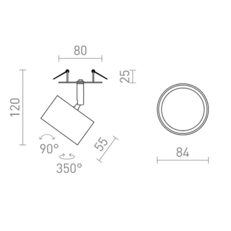Faretto ad incasso PIXEL - Rendl light