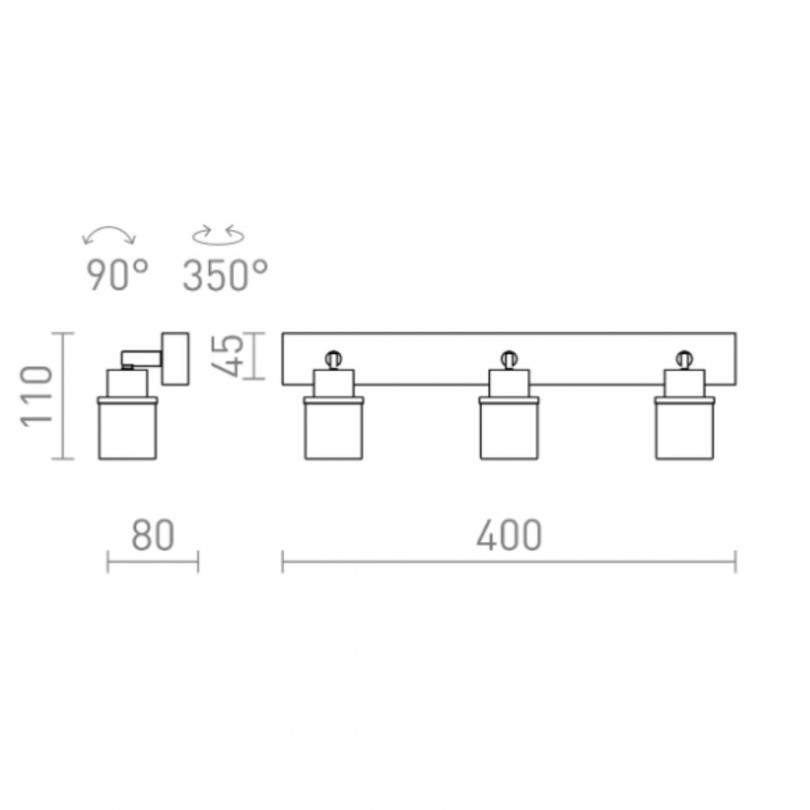 Applique LINN 2 - Rendl light Applique LINN 2 - Rendl light