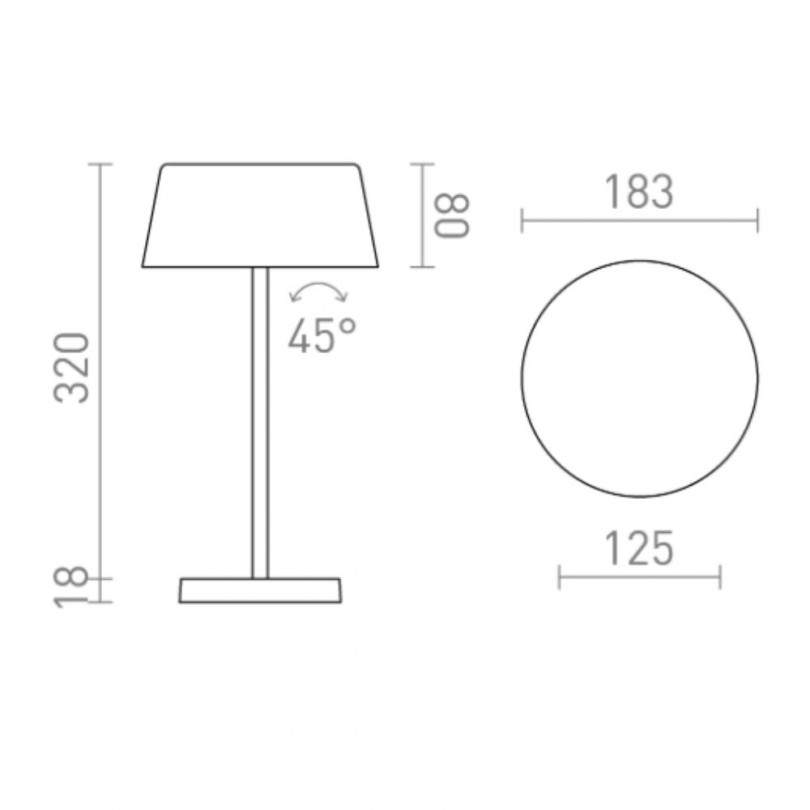 Lampada da tavolo PRAHA - Rendl light Lampada da tavolo PRAHA - Rendl light