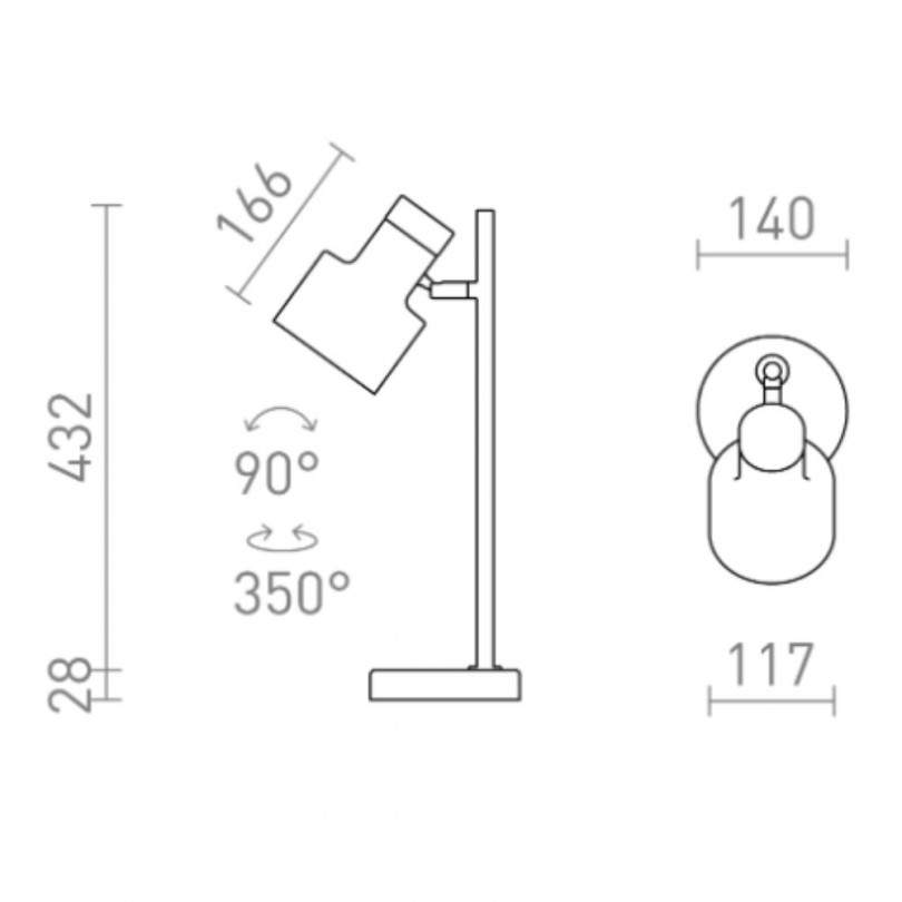Lampada da tavolo DIVINA - Rendl light