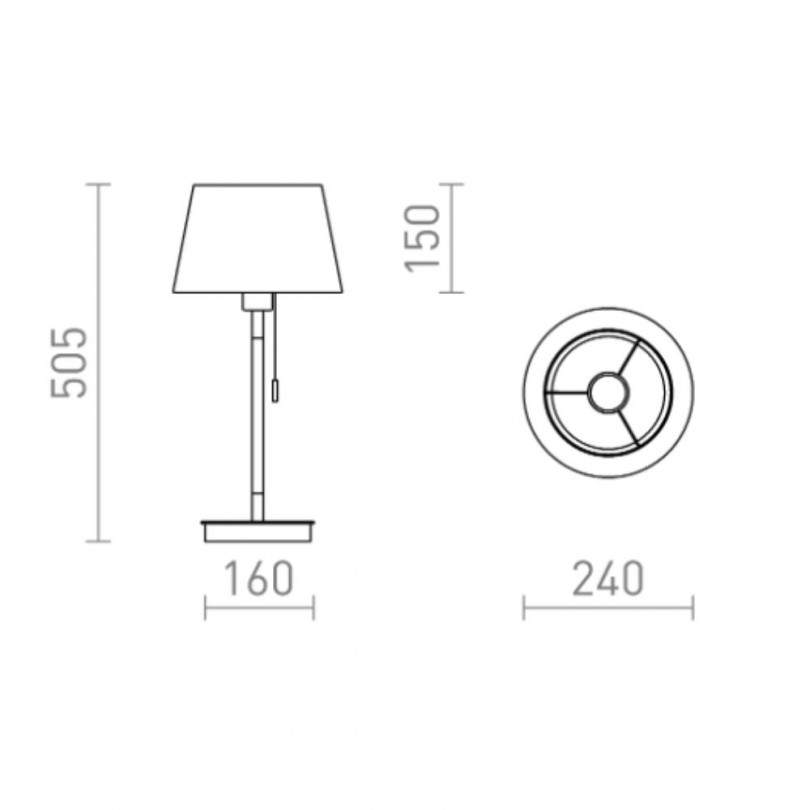 Lampada da tavolo KEITH/ ALVIS -...