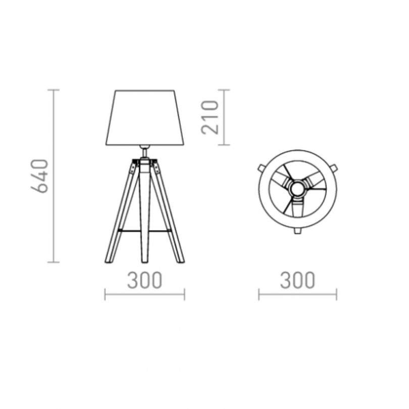Lampada da tavolo ALVIS/ AMBITUS -... Lampada da tavolo ALVIS/ AMBITUS -...