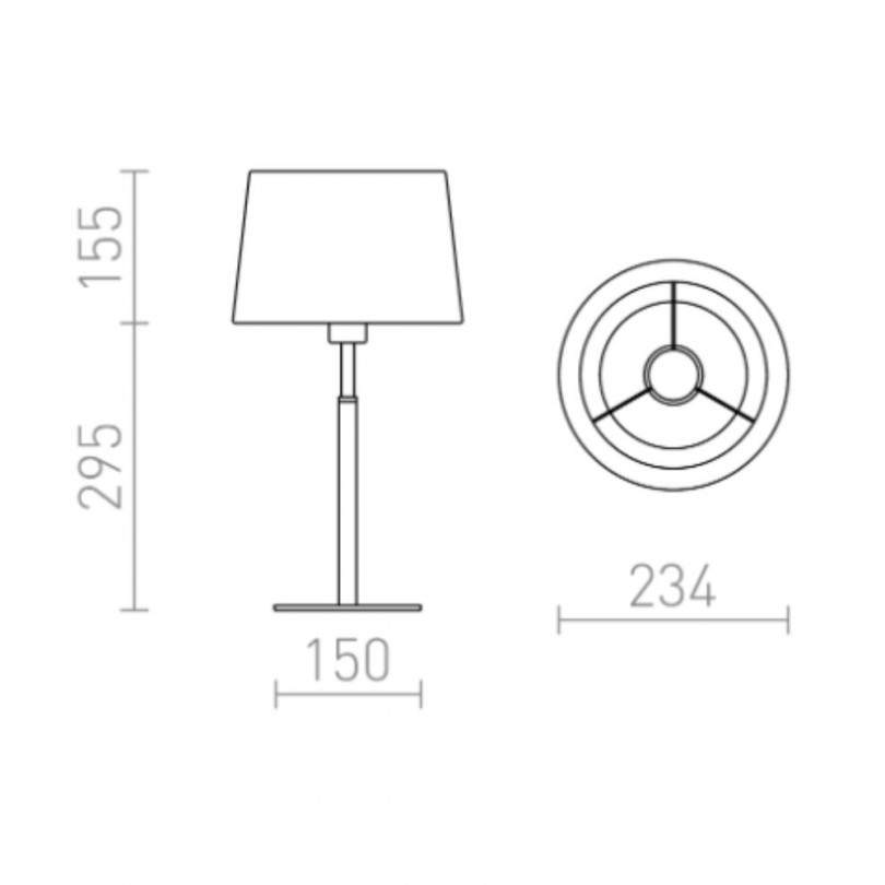 Lampada da tavolo BROADWAY - Rendl light