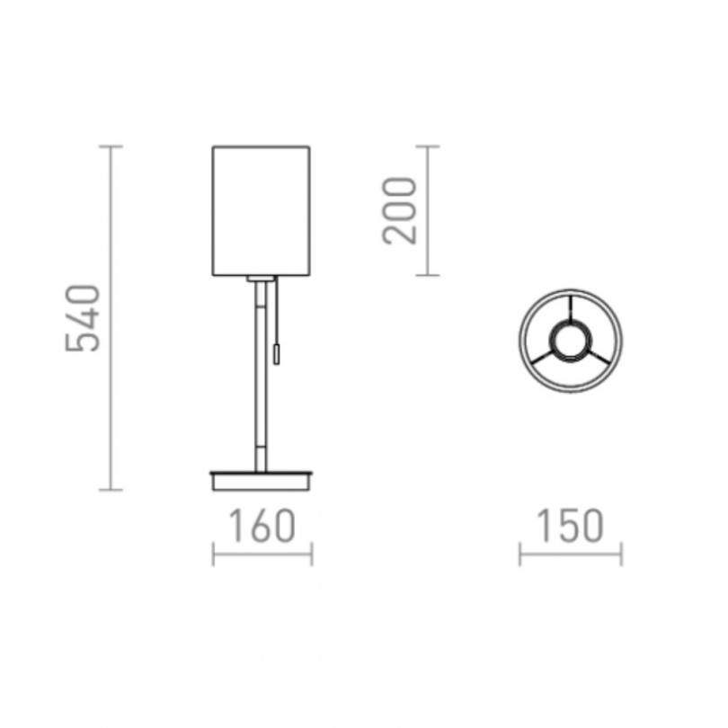 Lampada da tavolo KEITH/ RON - Rendl...