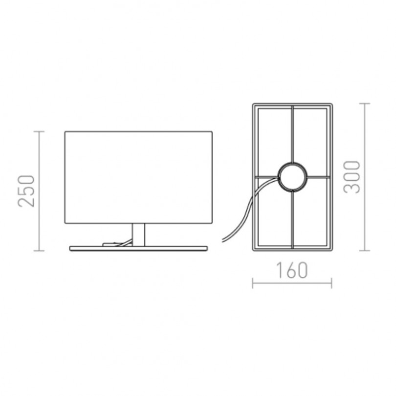 Lampada da tavolo PLAZA S - Rendl light